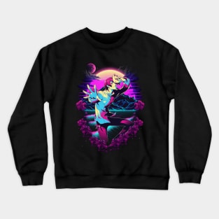 Personas 4's TV World Expedition Dive into Mystery with Our Designs Crewneck Sweatshirt